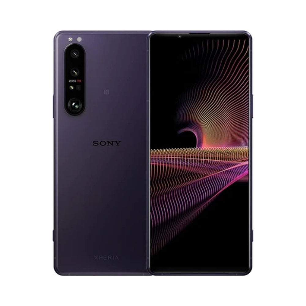 Sony Xperian 1 III smartphone showing front and back on a white background