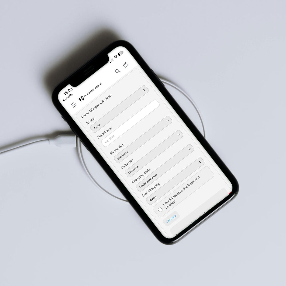 phone lifespan calculator fulfillment goods uk