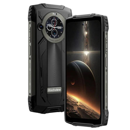 Rugged smartphone with Blackview BV8200 branding on a white background