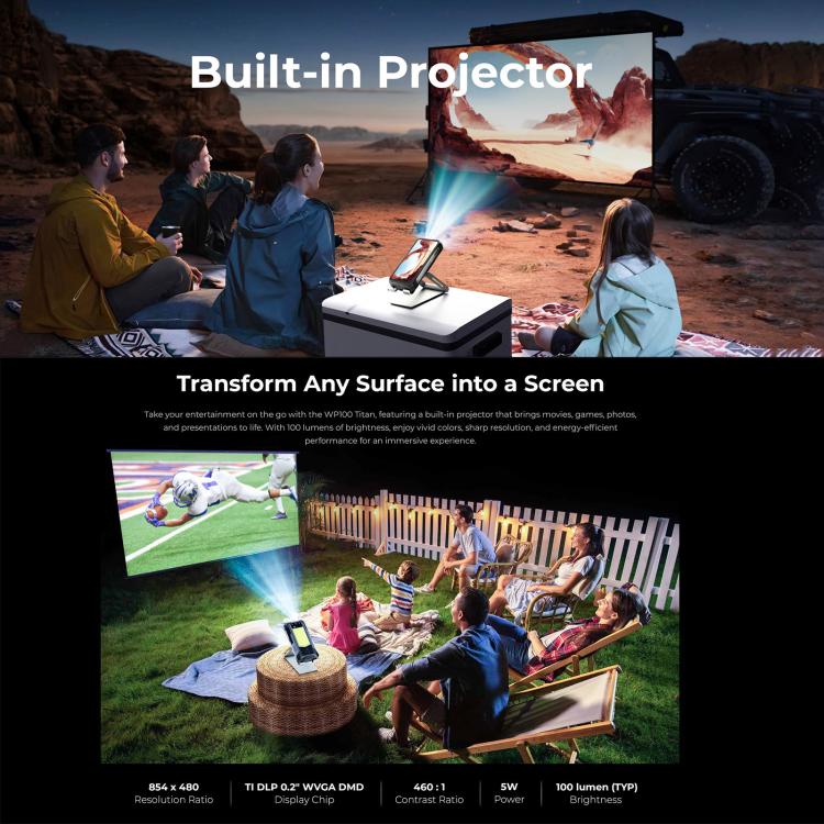 Oukitel WP100 TITAN projector