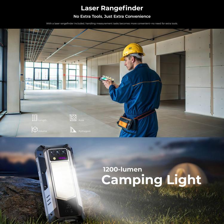 Oukitel WP100 Laser Rangefinder camping light