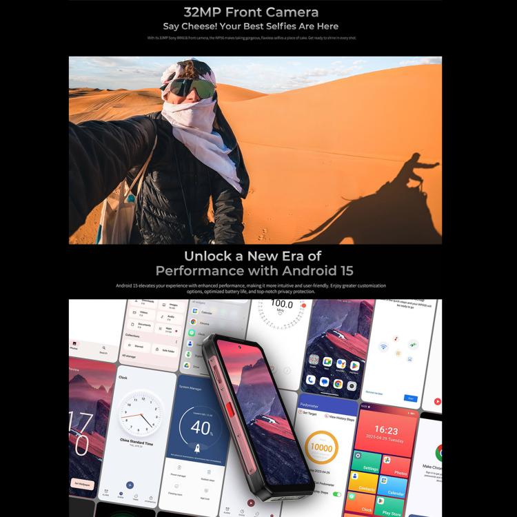 Oukitel WP56 32MP front selfie camera