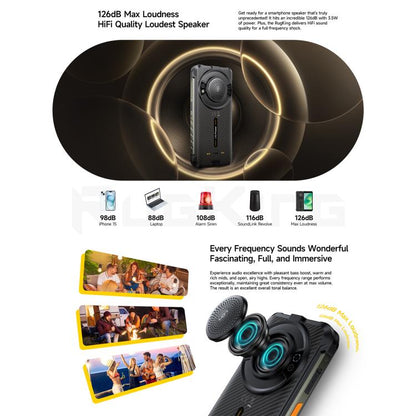 Ulefone RugKing specs for sound