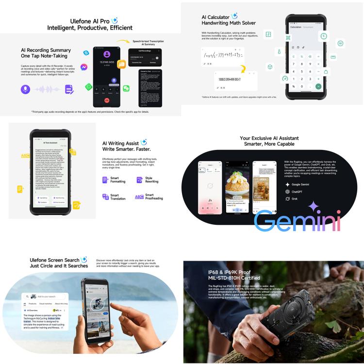 Ulefone RugKing gemini AI