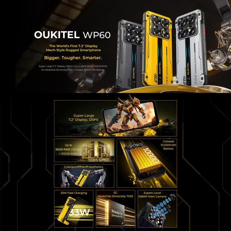 Oukitel WP60 yellow