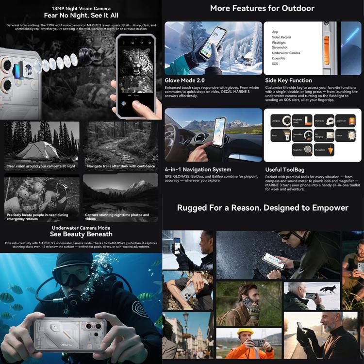 Blackview Oscal Marine 3 specs