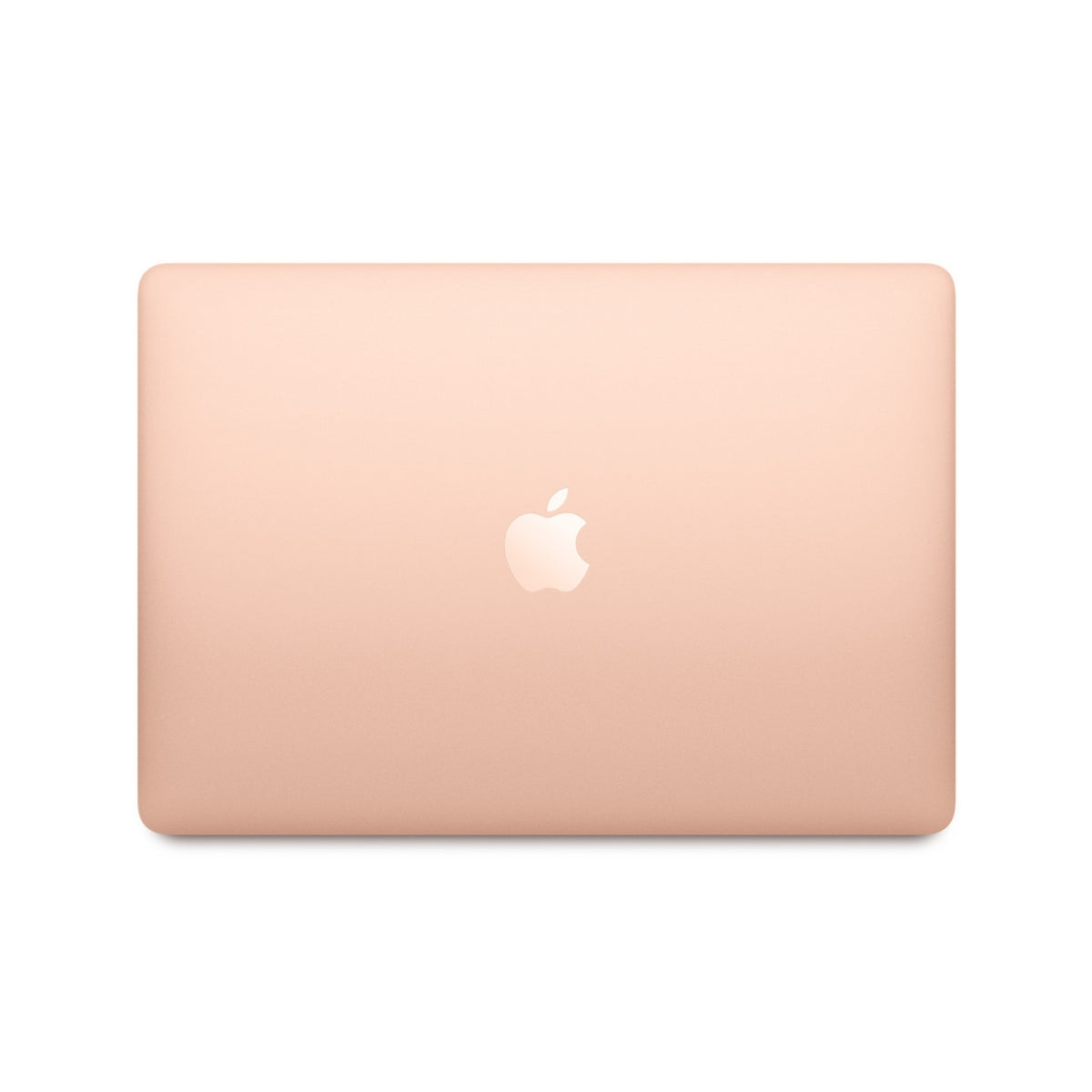Rose gold MacBook Air 13 laptop on a white background