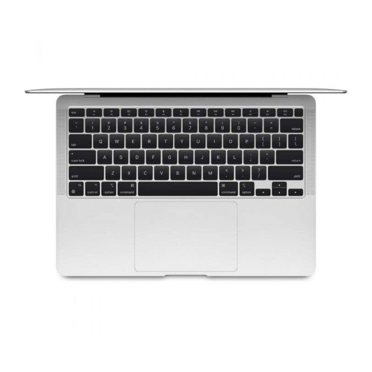 MacBook Air 13 laptop with black keyboard on a white background