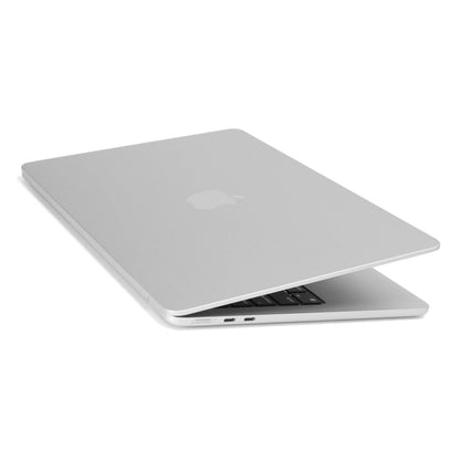 Silver MacBook Air 13 (2022) on a white background