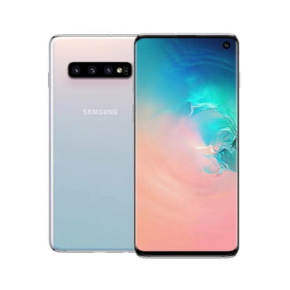 Samsung Galaxy S10 smartphone prism white
