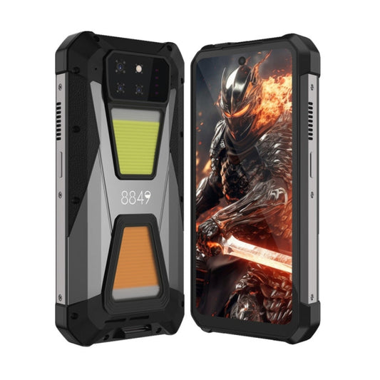 Rugged phone Unihertz 8849 Tank 3S with a detailed design on a white background
