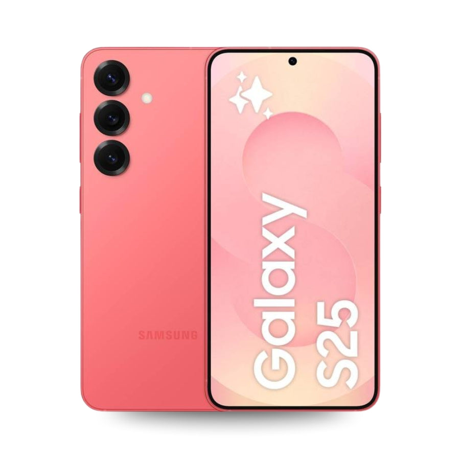 Samsung Galaxy S25 coral red