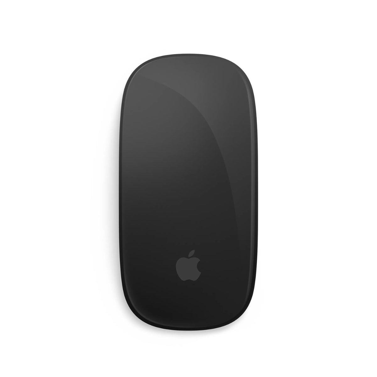Black Apple Magic Mouse (4th Gen) on a white background