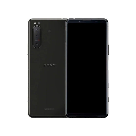 Sony Xperia 5 II in black front and back