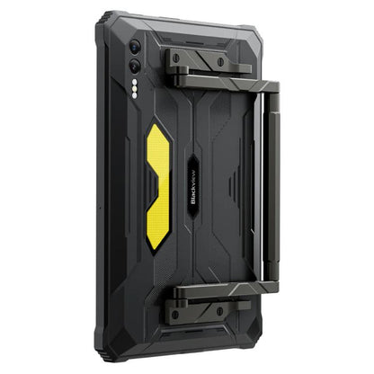 Rugged Blackview Active 10 Pro 5G Tablet with a yellow accent on a white background