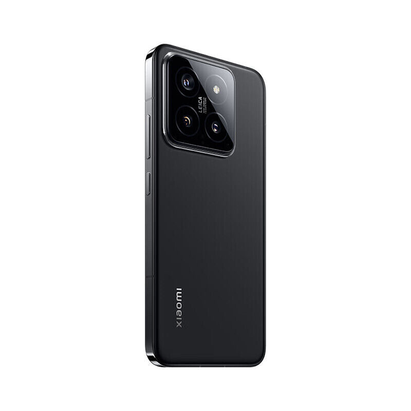 Black smartphone Xiaomi 14 on a white background