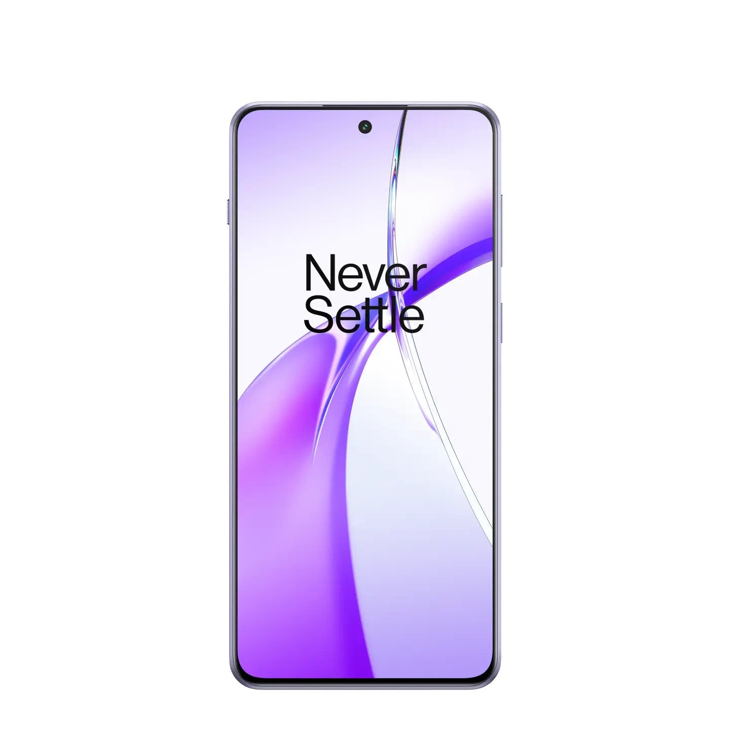 Smartphone oneplus ace 3v purple on a white background