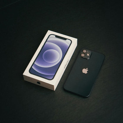iphone 12 mini black with box